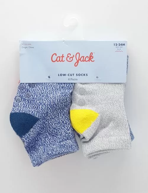 Paquete de 6 calcetines para niños